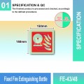 FE-43/48 Fixed Fire Extinguishing Bottle | F. F. EQPT Sign MY | Welldone