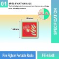 FE-46/48 Fire Fighter Portable Radio | Fire F. EQPT Sign MY | Welldone