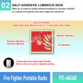FE-46/48 Fire Fighter Portable Radio | Fire F. EQPT Sign MY | Welldone