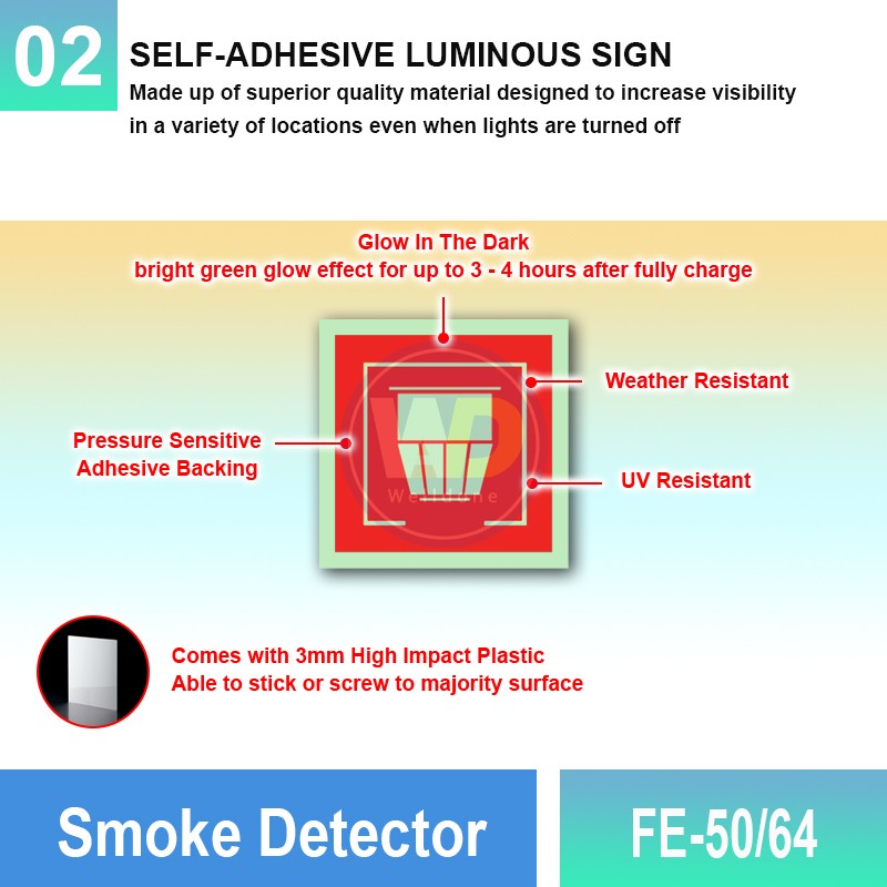 FE-50/64 Smoke Detector | Fire Fighting Equipment Sign MY | Welldone FE-50/64 Smoke Detector | Fire Fighting Equipment Sign MY | Welldone