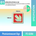 FE-52/64 Photoluminescent Sign | Fire Fighting EQPT Sign MY | Welldone