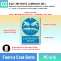 MD-1/16 Fasten Seat Belts | IMO Sign | Mandatory Sign MY | Welldone