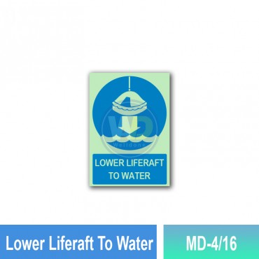 Lower Liferaft To Water...