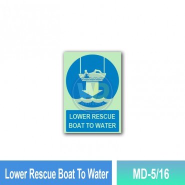 Lower Rescue Boat To Water...