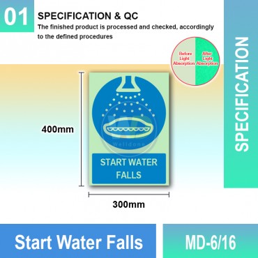 Start Water Falls (IMO Sign)