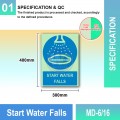MD-6/16 Start Water Falls | IMO Sign | Mandatory Sign MY | Welldone