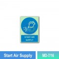 MD-7/16 Start Air Supply | IMO Sign | Mandatory Sign MY | Welldone