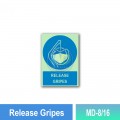 MD-8/16 Release Gripes | IMO Sign | Mandatory Sign MY | Welldone