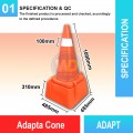 ADAPT Adapta Cone | Quality Road Safety Cone Malaysia | Welldone