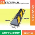 W-STP-C2 Rubber Wheel Stopper | Quality Parking Stopper MY | Welldone