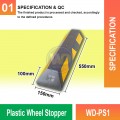 WD-PS1 Plastic Wheel Stopper | Quality Parking Stopper MY | Welldone