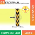 CG800-B Rubber Corner Guard | Quality Edge Protector MY | Welldone