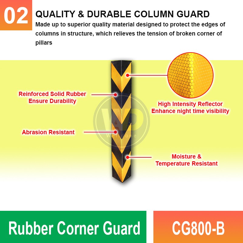 CG800-B Rubber Corner Guard | Quality Edge Protector MY | Welldone CG800-B Rubber Corner Guard | Quality Edge Protector MY | Welldone
