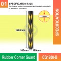 CG1200-B Rubber Corner Guard | Quality Edge Protector MY | Welldone