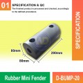 D-BUMP-20 Rubber Mini Fender | Impact Protection Solutions | Welldone