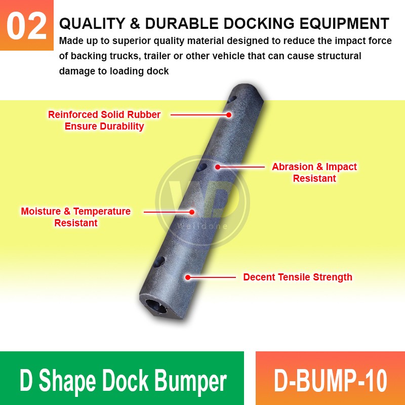 D-BUMP D Shape Dock Bumper | Durable Dock Protection MY | Welldone D-BUMP D Shape Dock Bumper | Durable Dock Protection MY | Welldone