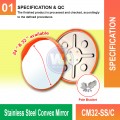 CM32-SS/C Stainless Steel Convex Mirror | Quality Safety Mirror MY | Welldone