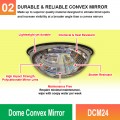 DCM24 Dome Convex Mirror | Quality Safety Mirror Malaysia | Welldone