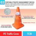 TC30 PE Traffic Cone 30" | Quality Safety Cone Malaysia | Welldone