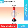 DRB-1 Detachable Bollard | Quality Safety Bollard Malaysia | Welldone
