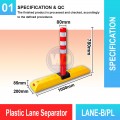 LANE-B/PL Plastic Lane Separator | Quality Safety Bollard MY | Welldone