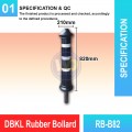 RB-B82 DBKL Rubber Bollard | Quality Safety Bollard MY | Welldone