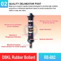 RB-B82 DBKL Rubber Bollard | Quality Safety Bollard MY | Welldone