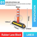 LANE-B Rubber Lane Block | Quality Safety Bollard Malaysia | Welldone