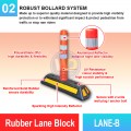 LANE-B Rubber Lane Block | Quality Safety Bollard Malaysia | Welldone