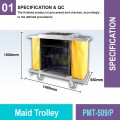 PMT-509/P Maid Trolley | Quality Service Trolley MY | Welldone