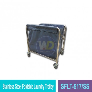 Stainless Steel Foldable Laundry Trolley