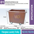 FGLT-512/FG Fiberglass Laundry Trolley | Quality Trolley Cart MY | Welldone