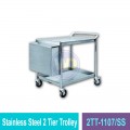 2TT-1107/SS Stainless Steel 2 Tier Trolley | Kitchen Trolley MY | Welldone