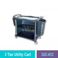 3UC-612 3 Tier Utility Cart | Quality Kitchen Trolley MY | Welldone