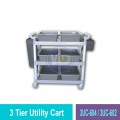 3UC-604 3 Tier Utility Cart | Quality Kitchen Trolley MY | Welldone