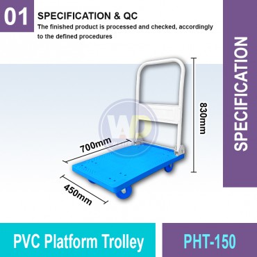 PVC Platform Trolley 150KG