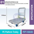 PEPT-1006/450 PE Platform Trolley 450KG | Quality Trolley Cart MY | Welldone