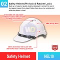 HEL10 Safety Helmet w SIRIM | Head Protection Equipment MY | Welldone