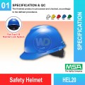 HEL20 Safety Helmet w SIRIM | Head Protection Equipment MY | Welldone