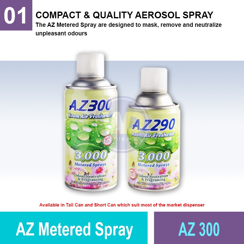 AZ 300 AZ Metered Spray | Quality Fragrance Solution MY | Welldone