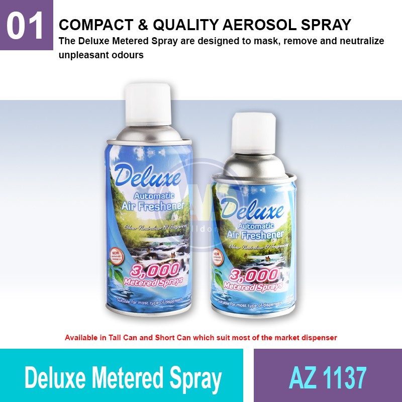 AZ 1137 Deluxe Metered Spray | Quality Fragrance Solution MY | Welldone