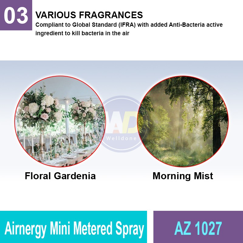 AZ 1027 Airnergy Mini Metered Spray | Fragrance Solution MY | Welldone