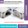 SD-181/SS Stainless Steel Soap Dispenser | Welldone