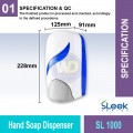 SL 1000 Hand Soap Dispenser | Quality Washroom Dispenser MY |Welldone