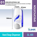 SL 400 Hand Soap Dispenser | Quality Washroom Dispenser MY | Welldone