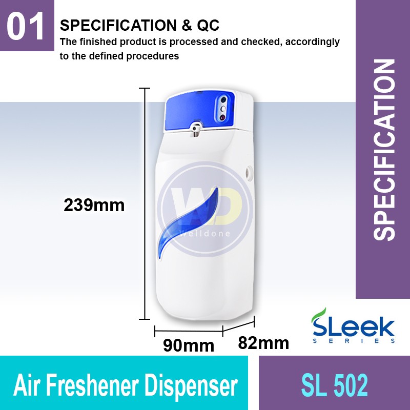 SL 502 Air Freshener Dispenser | Quality Aerosol Dispenser MY | Welldone