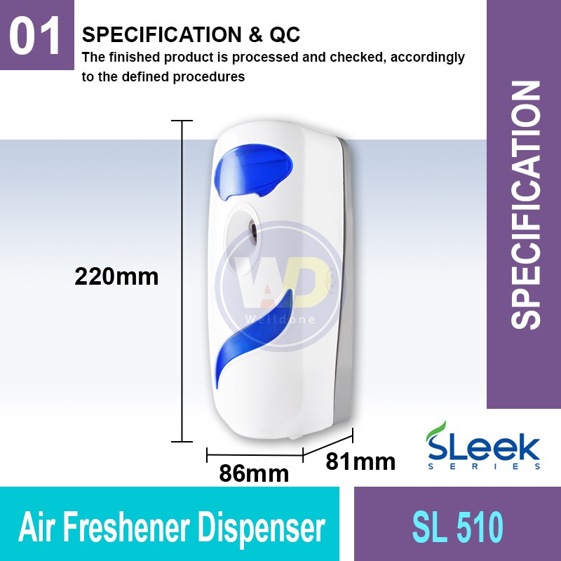 SL 510 Air Freshener Dispenser | Quality Aerosol Dispenser MY | Welldone