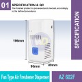 AZ 602F Fan Type Air Freshener Dispenser | Fragrance Solution MY | Welldone
