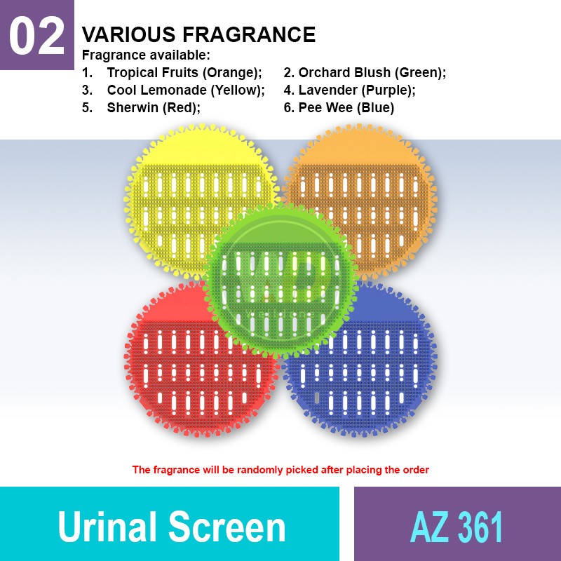 AZ 361 Urinal Screen | Urinal Hygiene Malaysia | Welldone