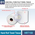 HRT150 Hand Roll Towel Tissue | Quality Paper Towel MY | Welldone